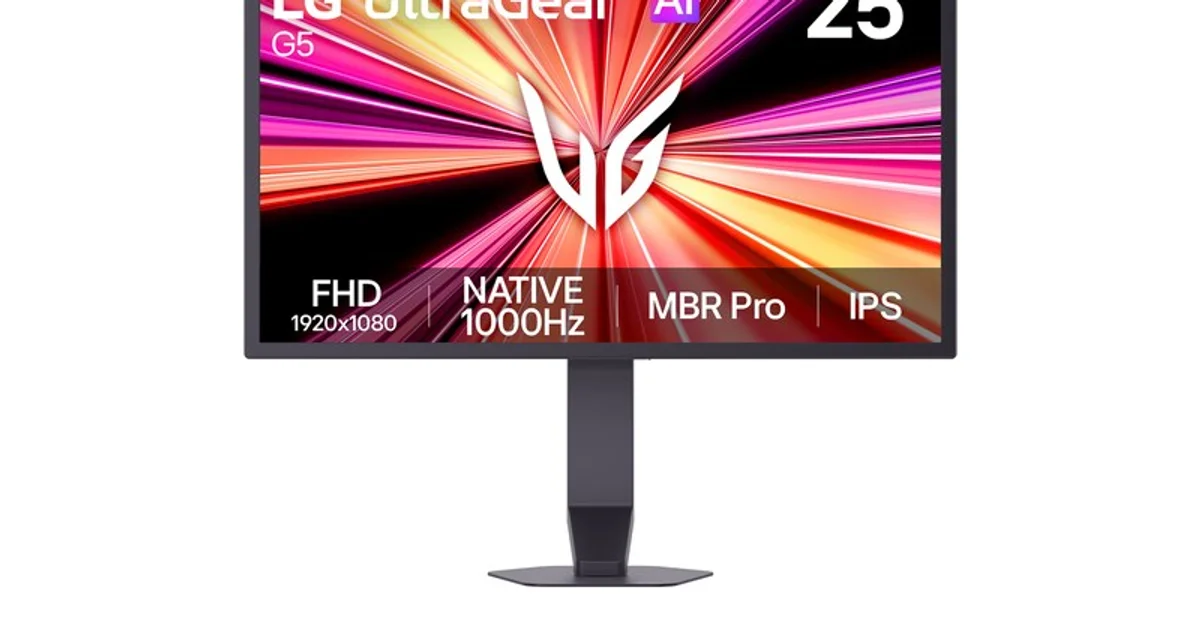 At 1000Hz, LG's new monitor is no longer waiting for the panel — it is waiting for the rest of your PC