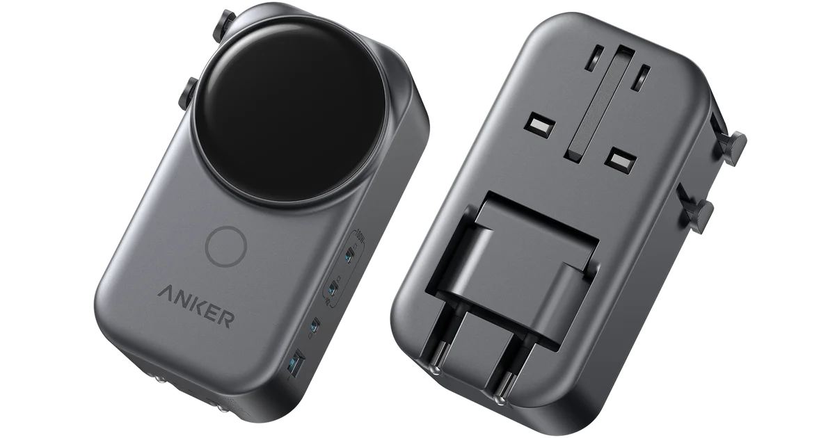 Anker met 100 W et trois prises internationales dans un seul chargeur de voyage