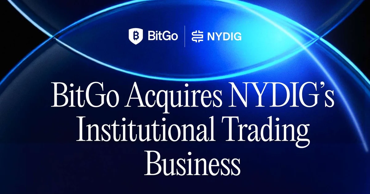BitGo rachète le trading institutionnel de NYDIG et veut devenir le guichet unique des gros investisseurs crypto