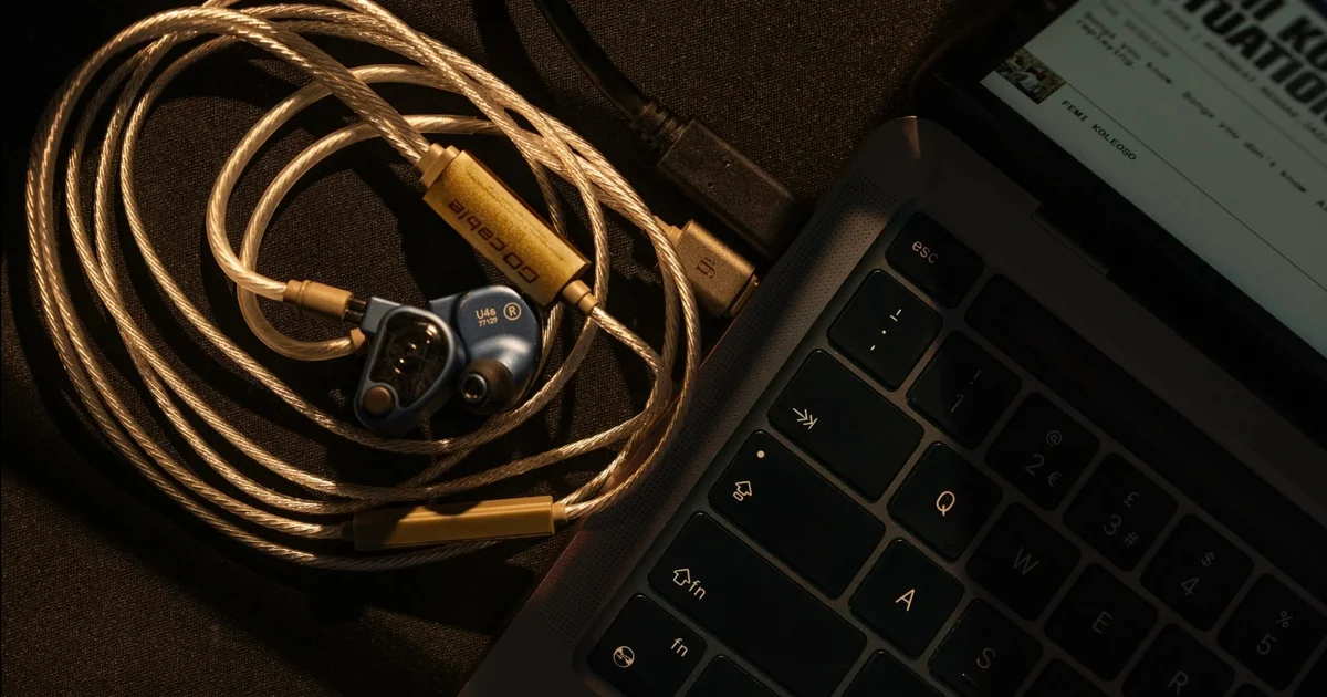 iFi hides a DAC and headphone amp inside a USB-C IEM cable