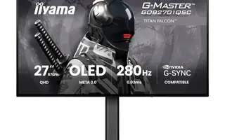 iiyama's first OLED goes straight for value with 1440p, 280Hz and prices as low as £299
