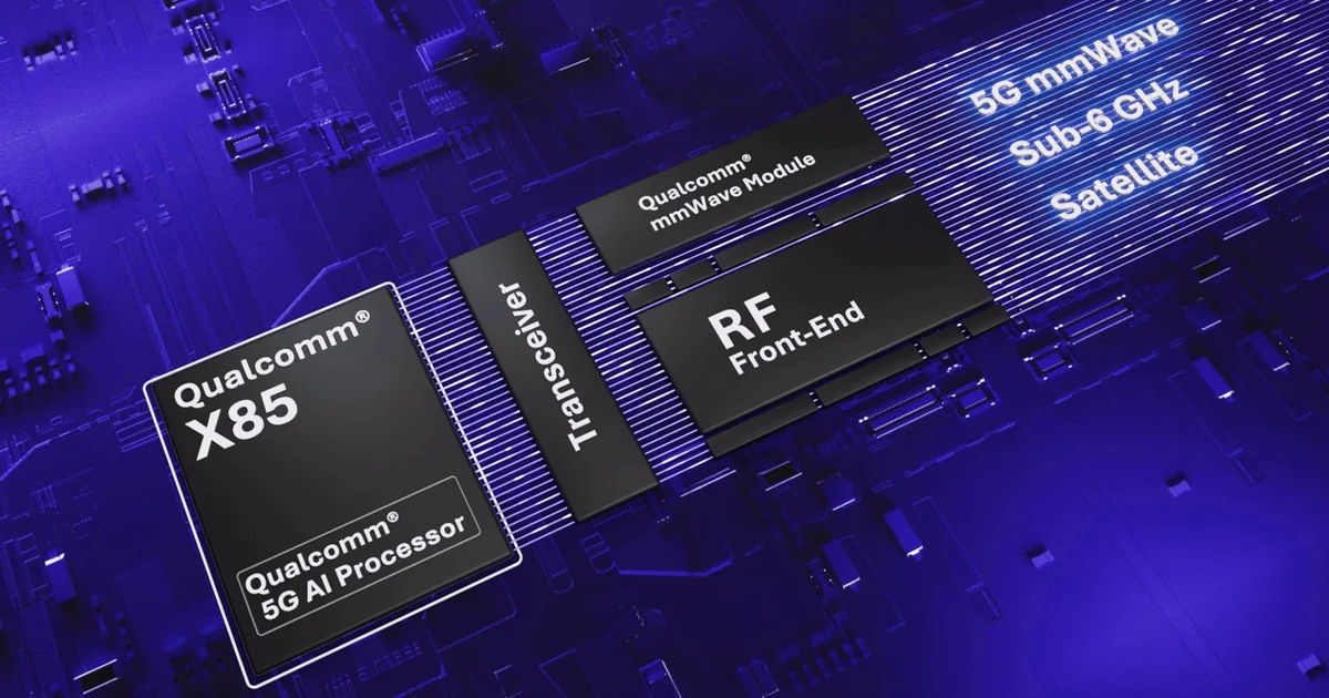 Le Qualcomm X85 met un accélérateur tensoriel dans le modem : l'IA commence à piloter la radio elle-même