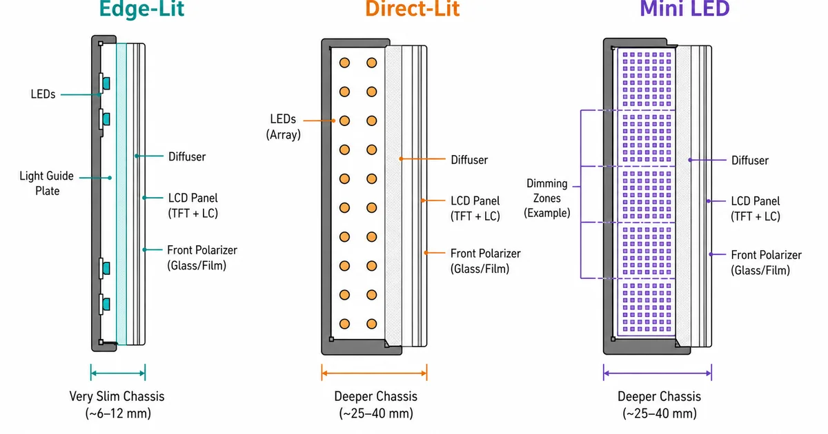 LED, Mini LED, RGB LED and MicroLED: one acronym now describes completely different display architectures