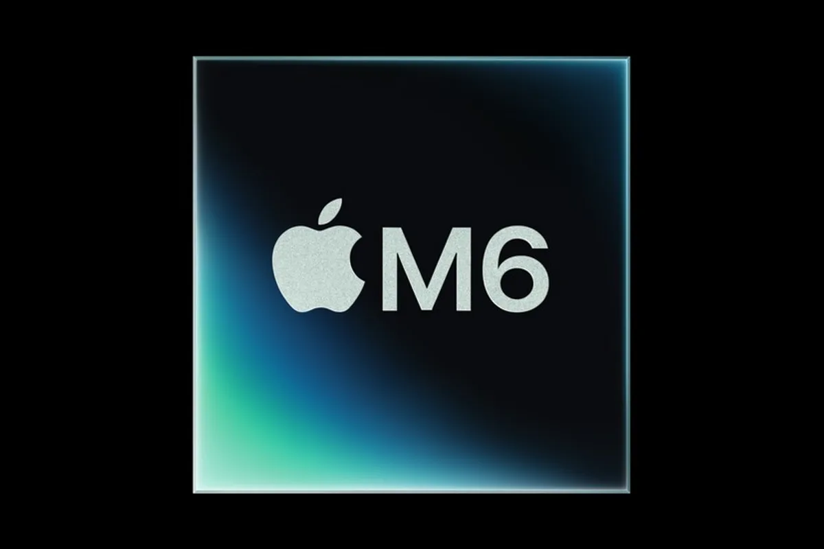 Représentation officielle de la puce Apple M6