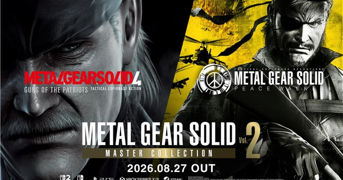 Metal Gear Solid 4 is finally off PS3, and Switch 2 gets twice the frame-rate ceiling of Switch