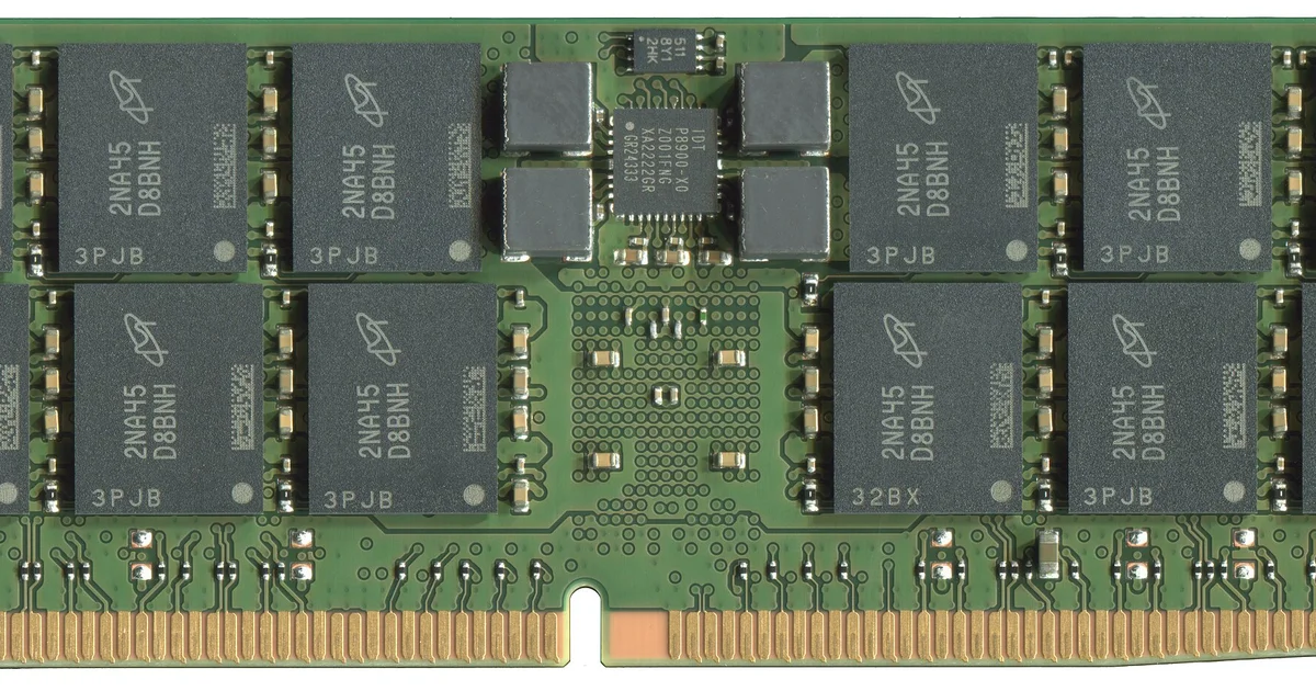 Micron met 512 Go de DDR5 sur une seule barrette, et le chiffre de 16 W est presque le plus intéressant