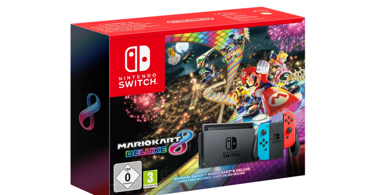Nintendo puts Switch back at €199.99 with Mario Kart 8 Deluxe: old hardware, much harder price to ignore